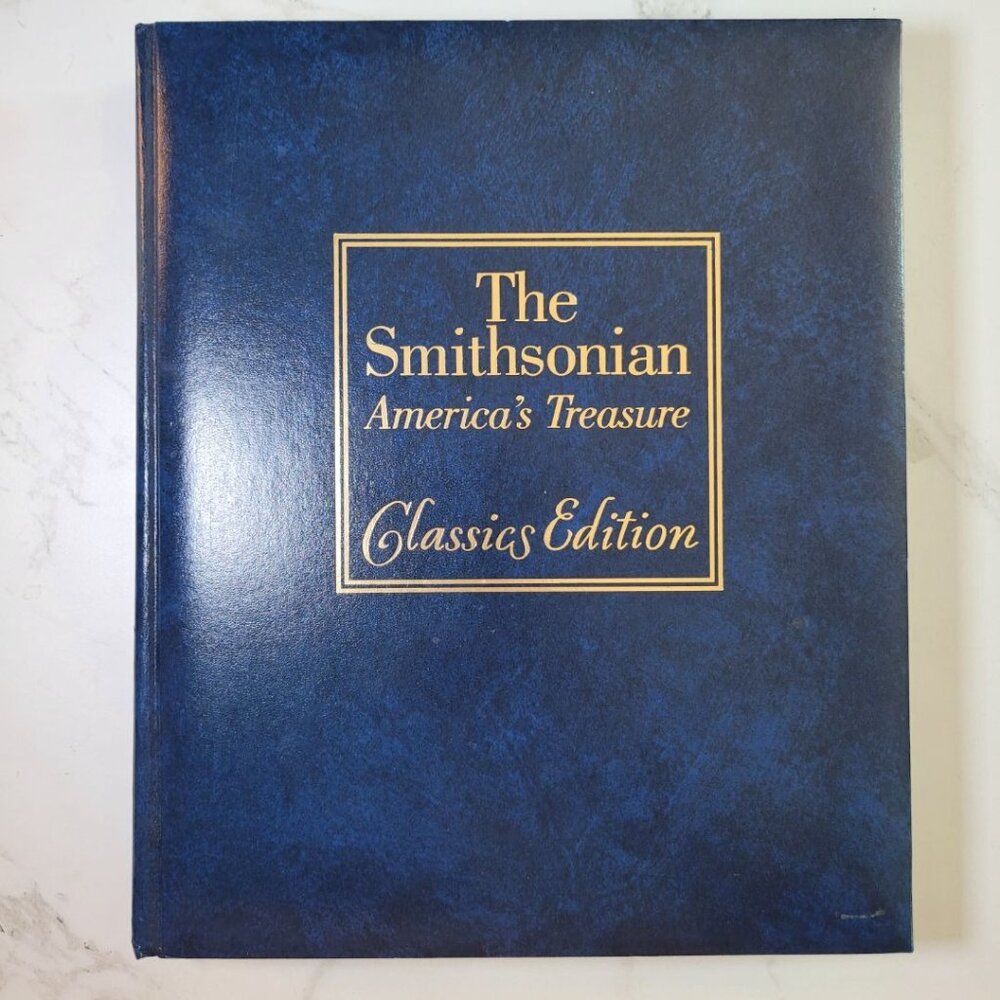 Smithsonian Book‎ Americas Treasure Classics Edition Hardcover 1995 Blue Photos